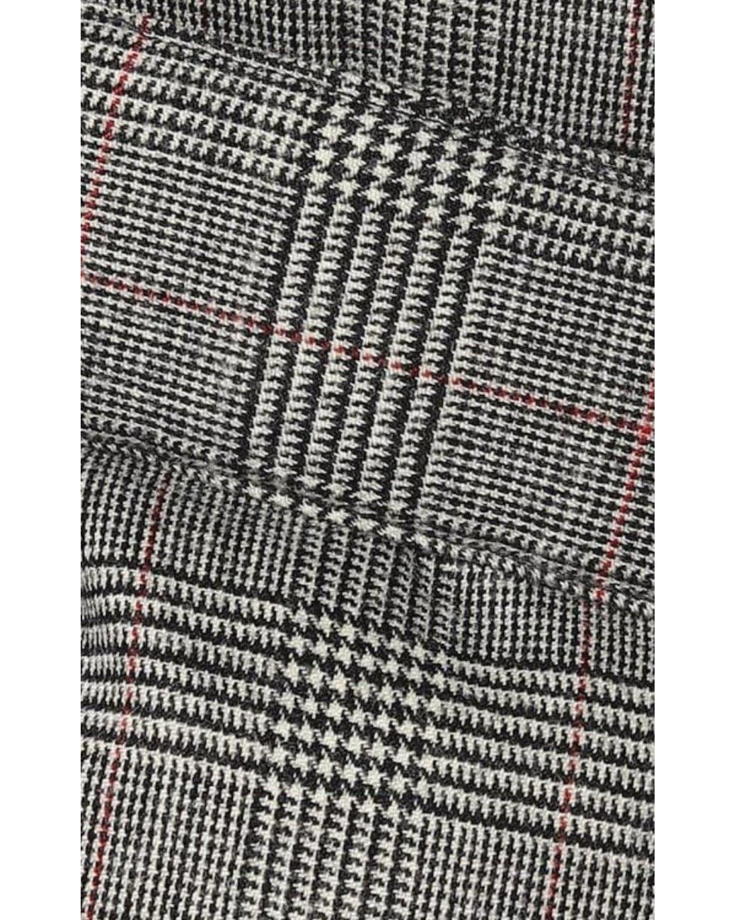 Alexandre Vauthier Gray Checked Stretch-wool Puffer Jacket