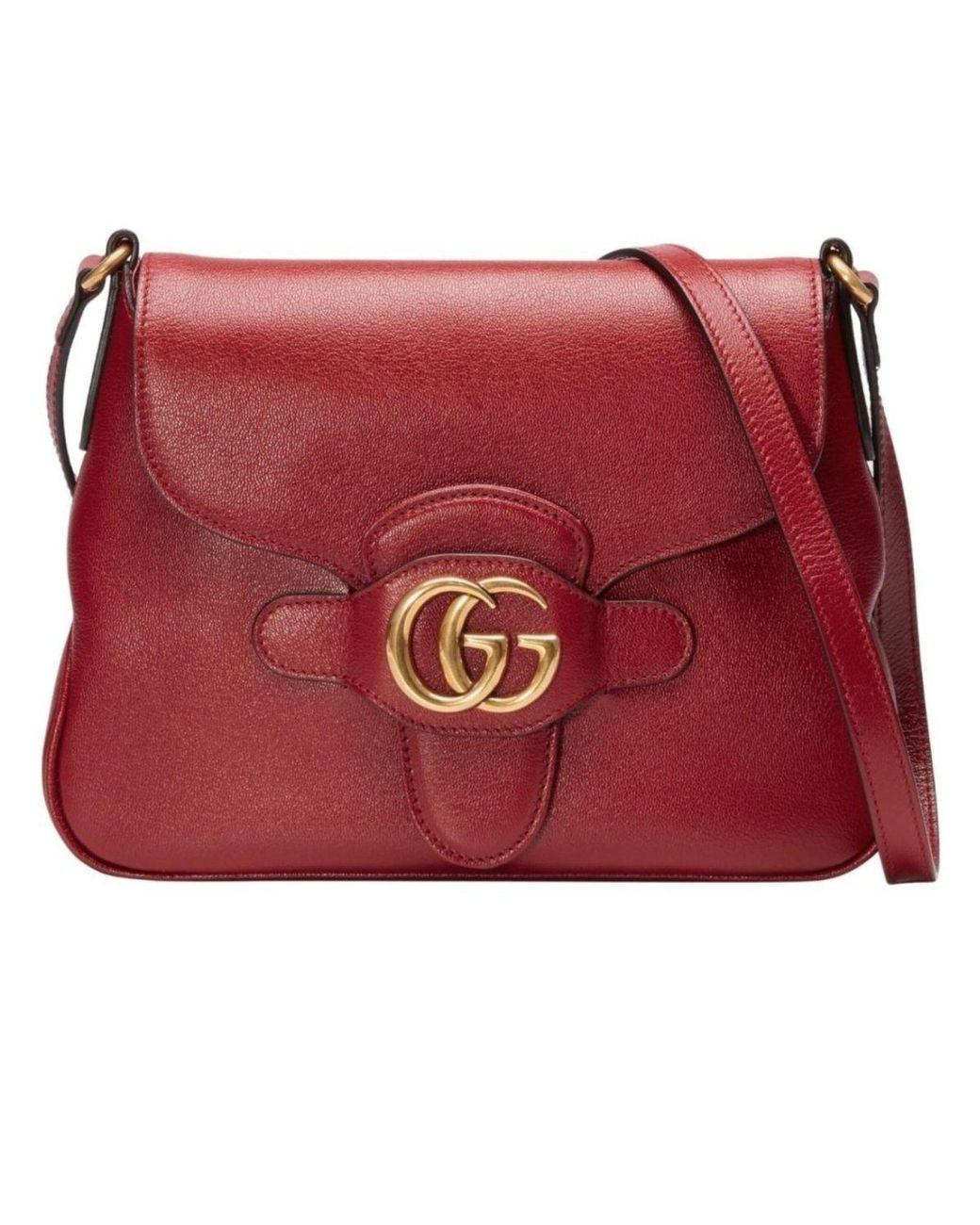 Gucci Small Messenger With Double GG Bag In Red