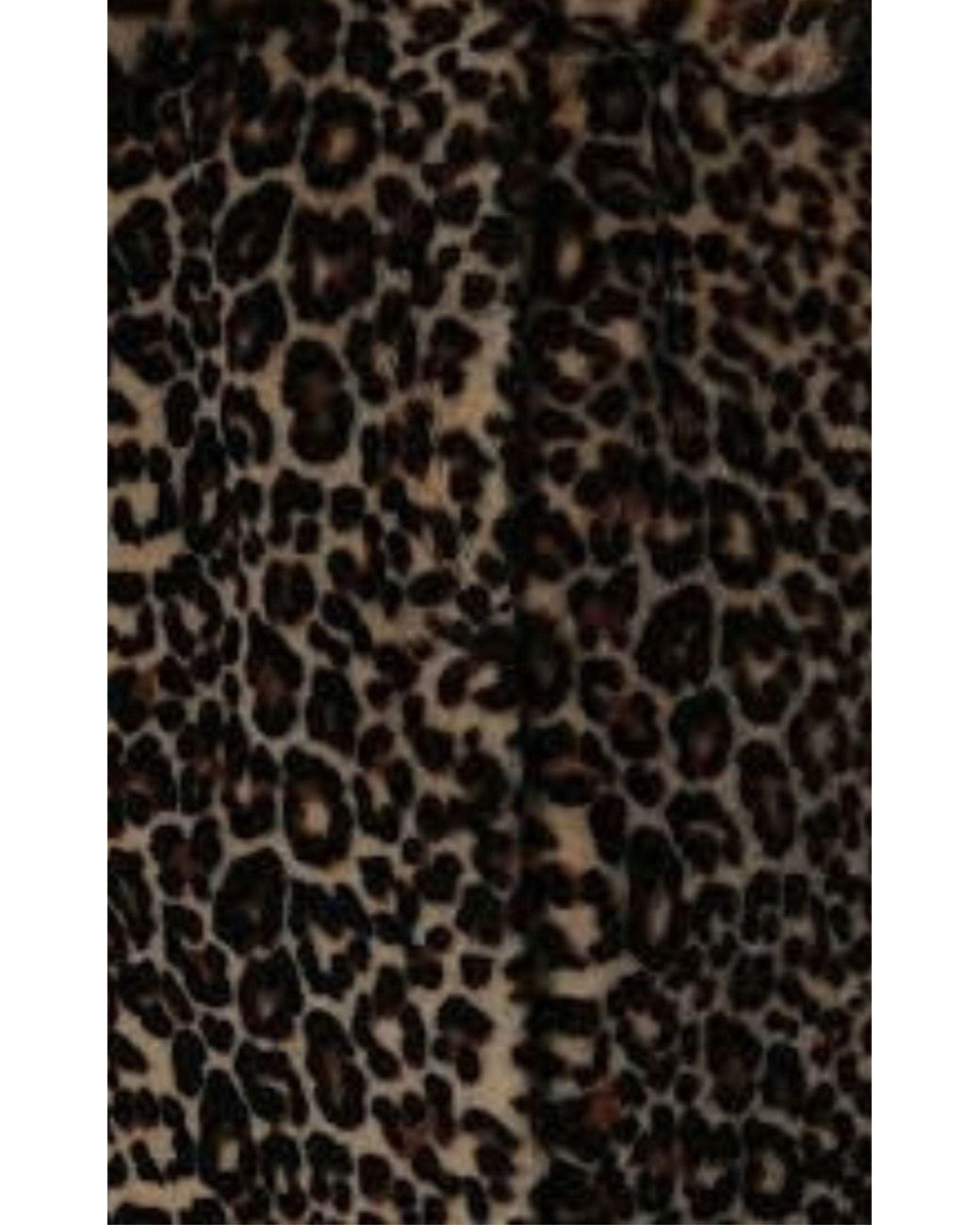 Prada Black Leopard-print Shearling Hooded Coat