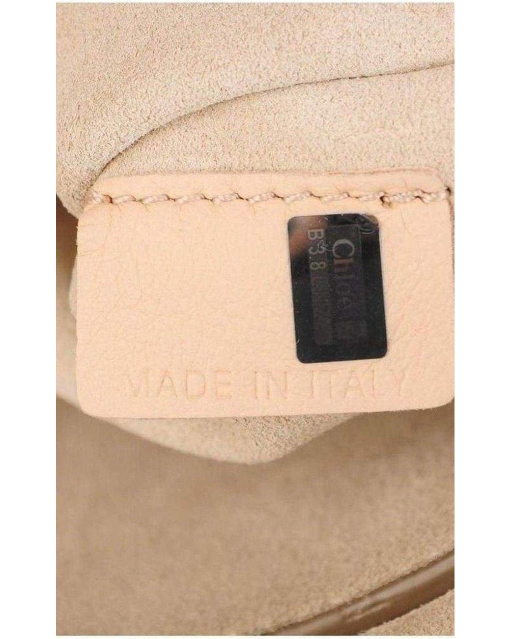 Chloé Natural Dalston Oversized Clutch Bag