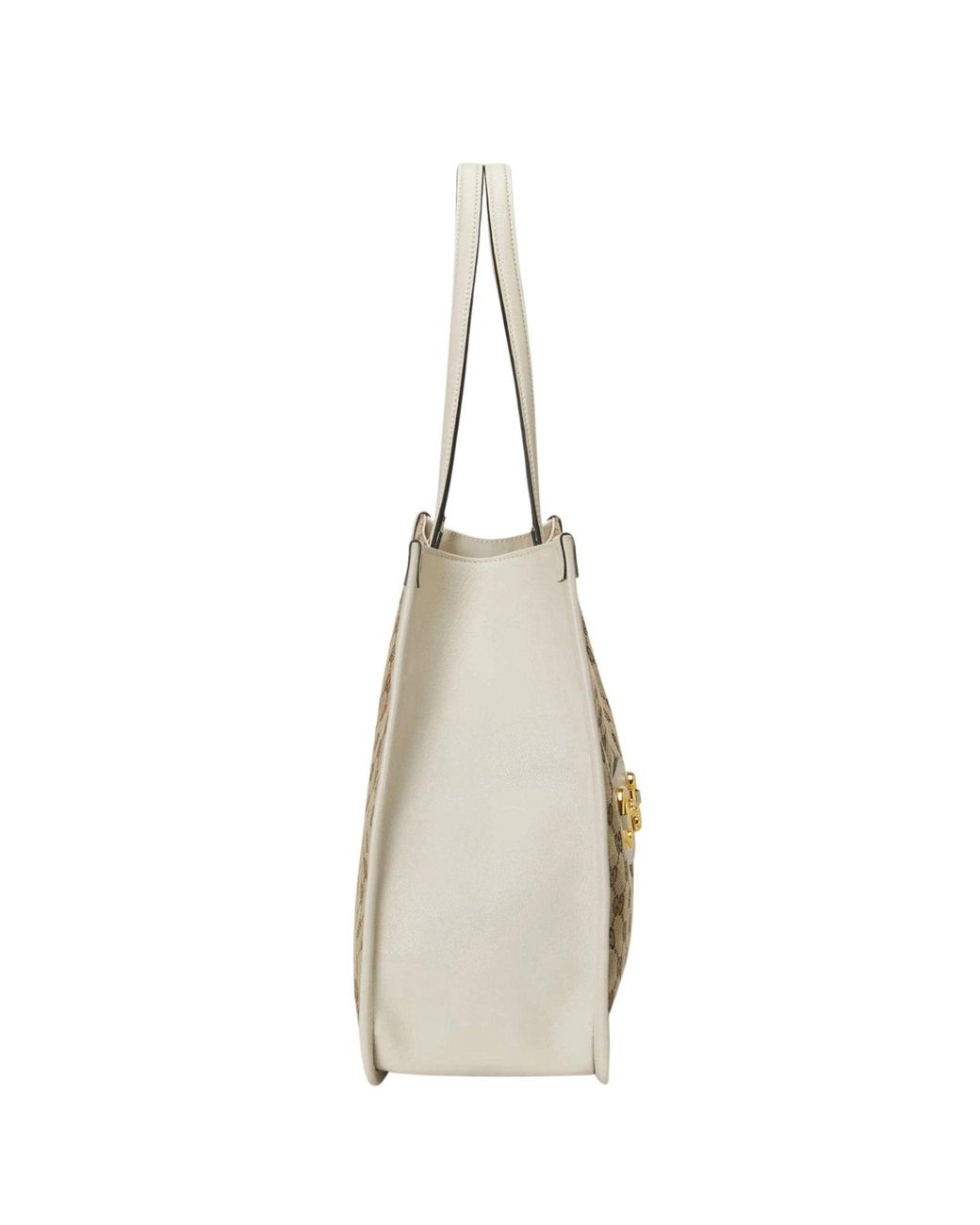 Gucci Brown Horsebit 1955 GG Supreme Medium Tote Bag