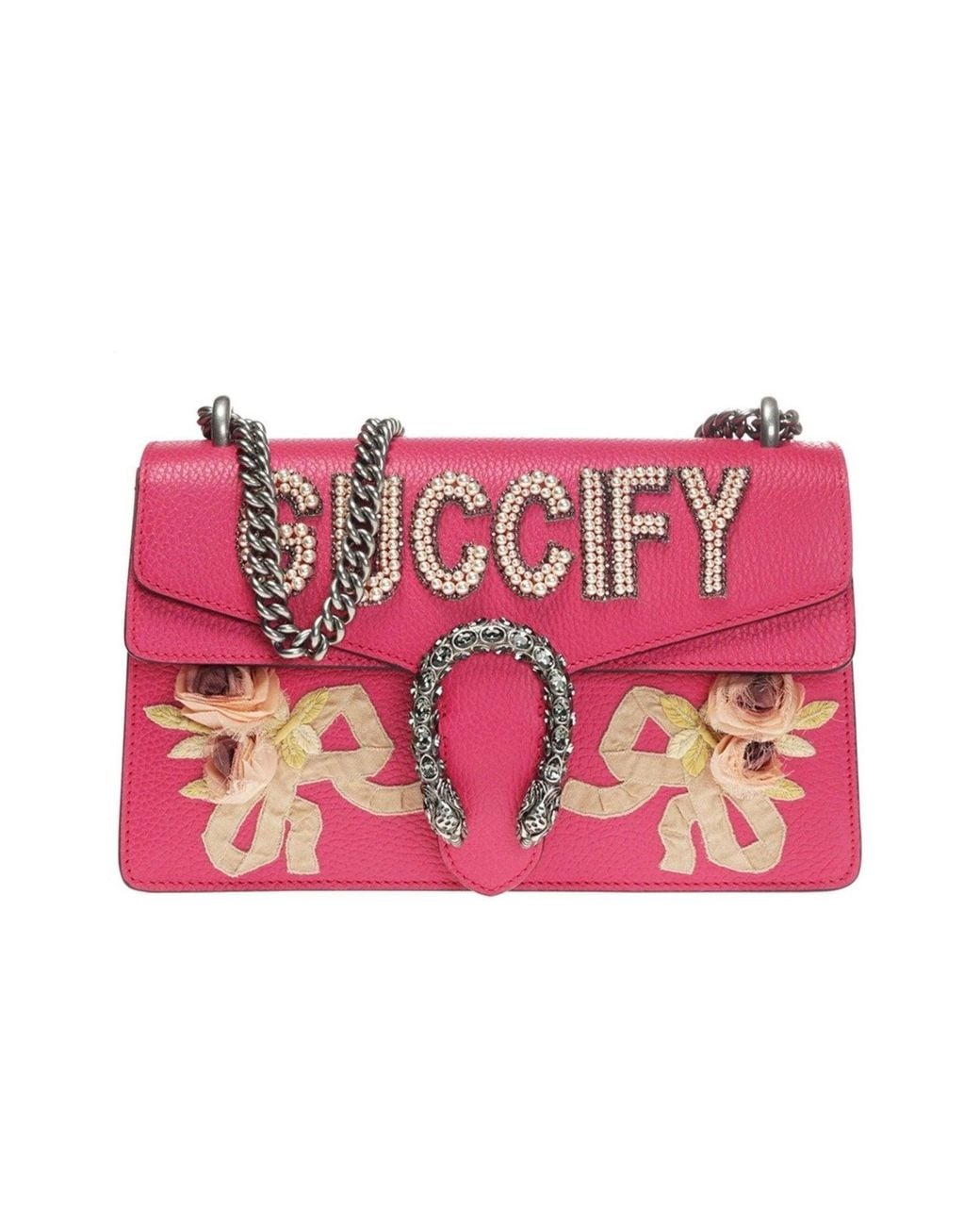 Gucci Pink Fy Dionysus Small Shoulder Bag It