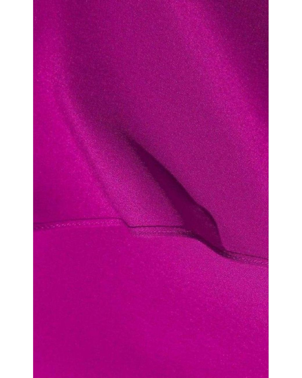 Acne Pink Barrow Asymmetric Silk Crepe De Chine Dress