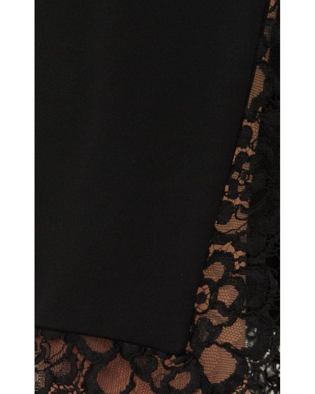 Gucci Black Lace Midi Dress