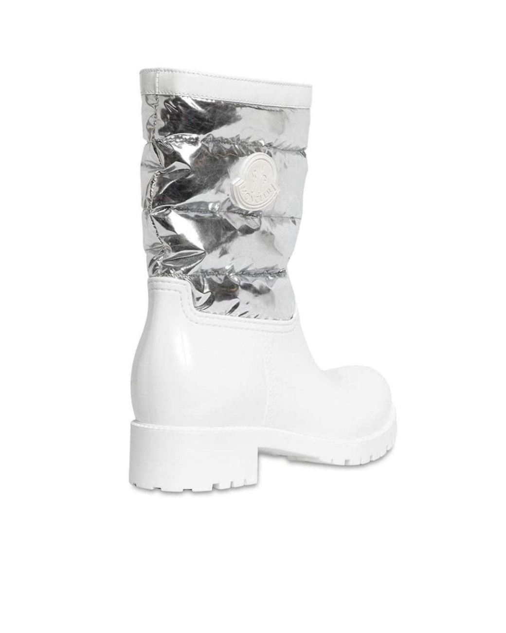 Moncler White Gisele Rain Boots It 41