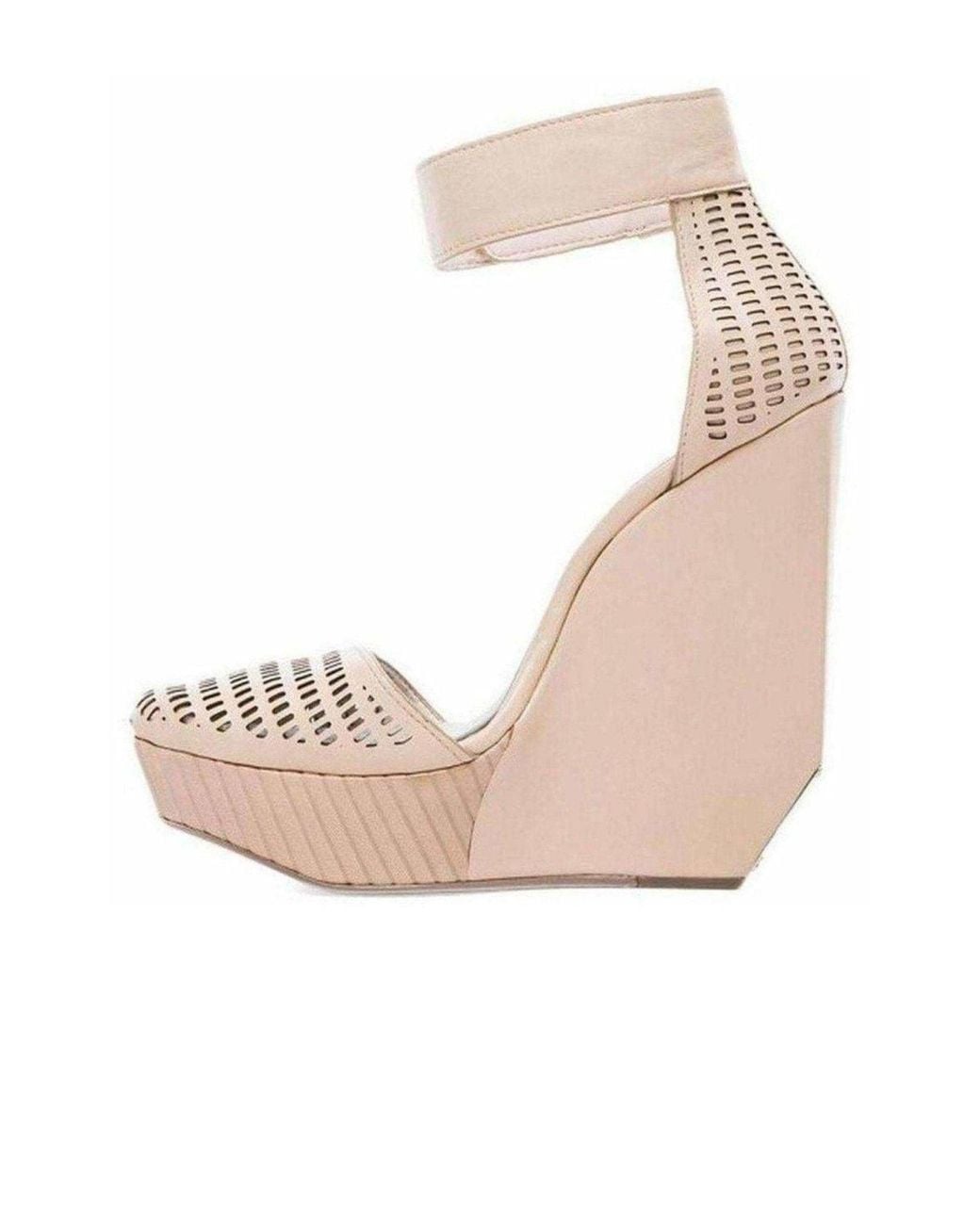 BCBGMAXAZRIA Natural Austin Day Platform Parfait Wedge