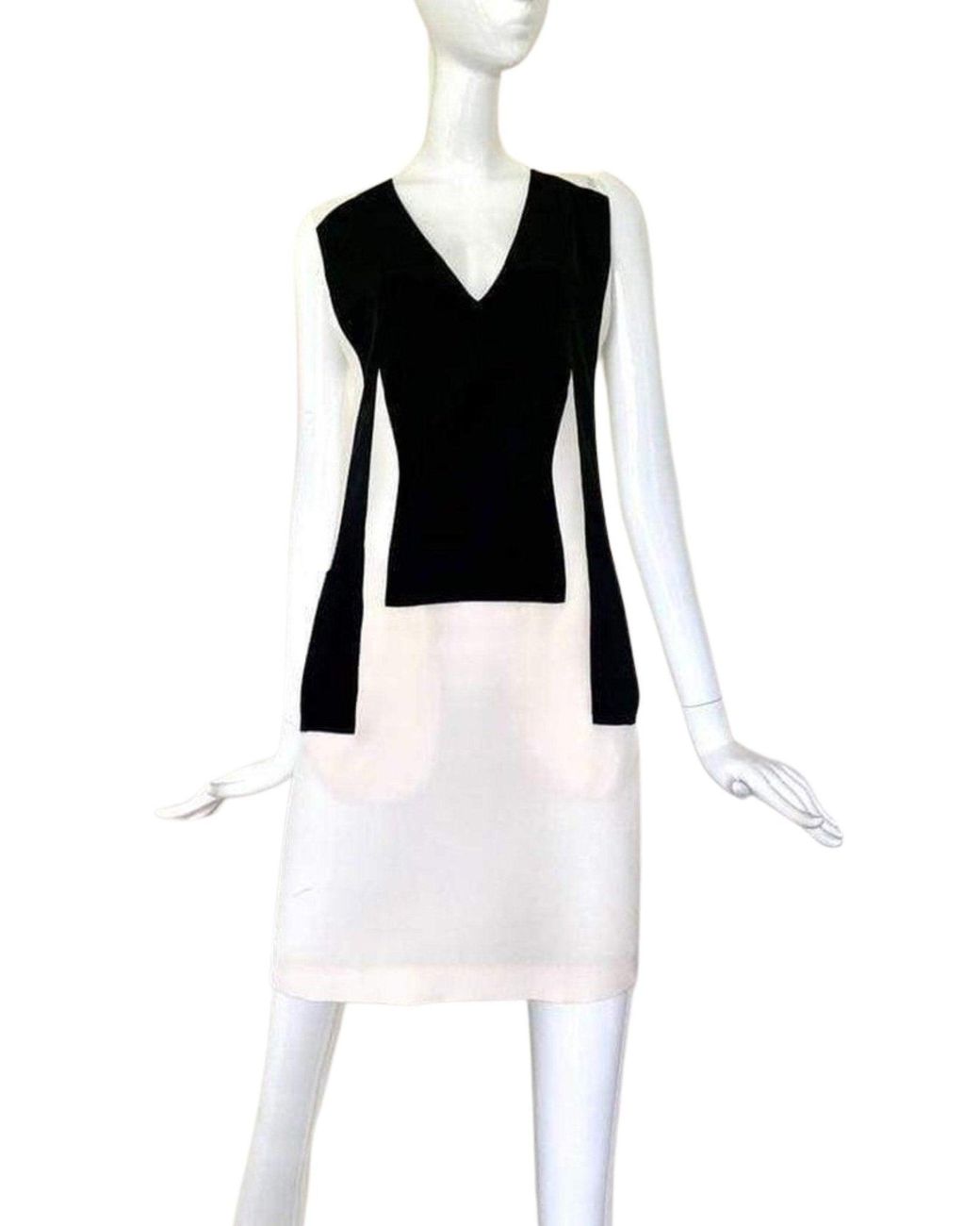 3.1 Phillip Lim Silk Sleeveless Black And White Dress