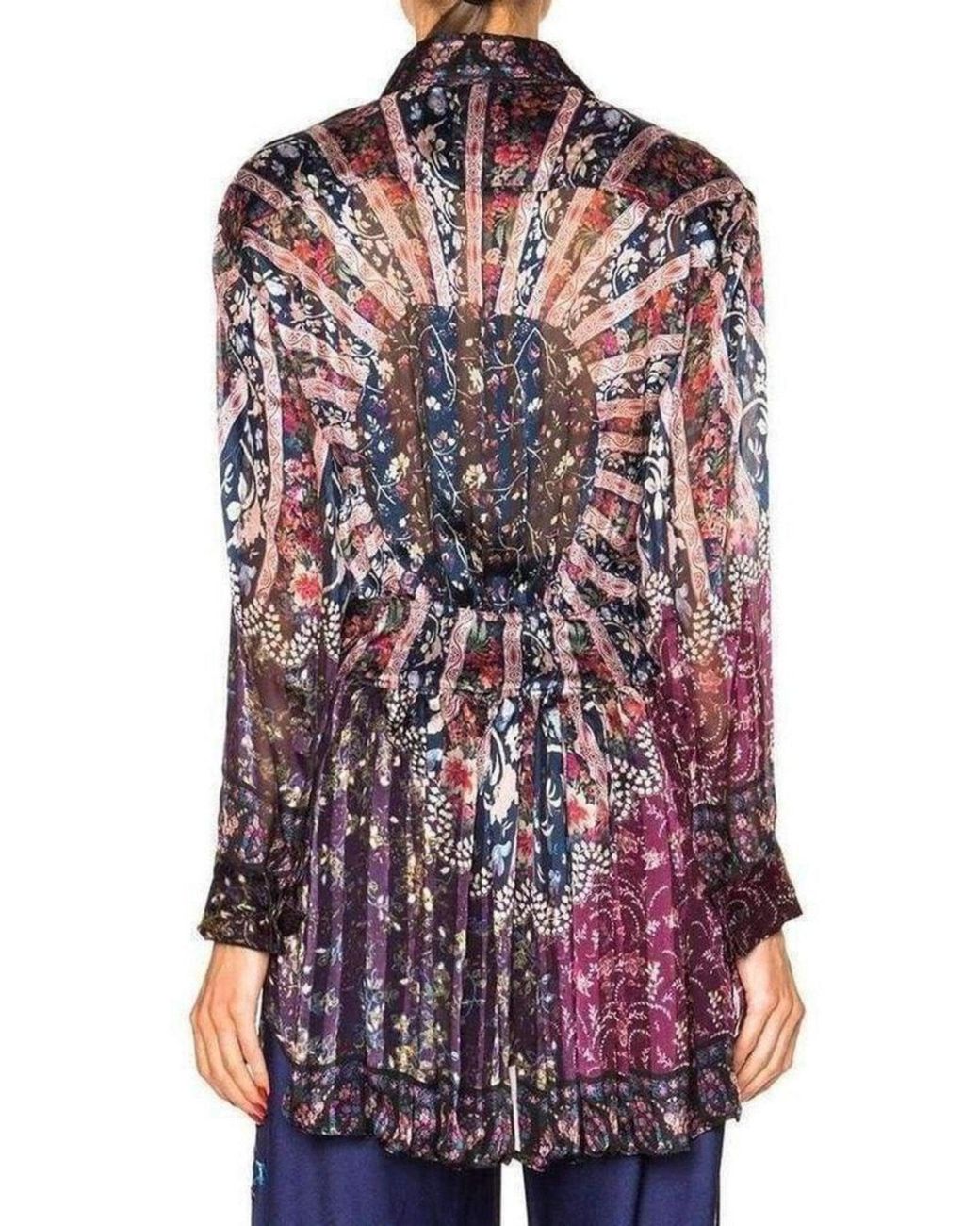 Etro Multicolor Alina Silk Shirt