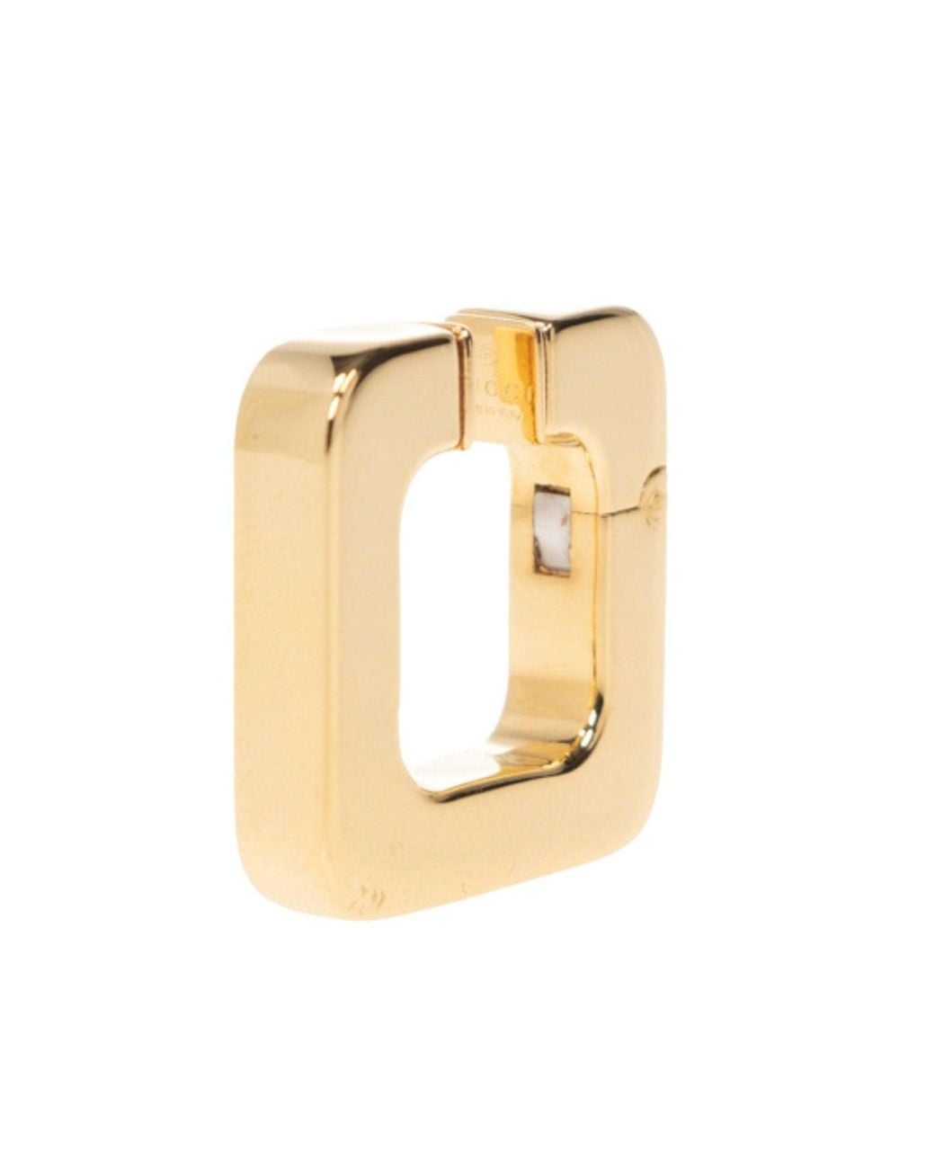 Gucci Metallic Logo-engraved Earring