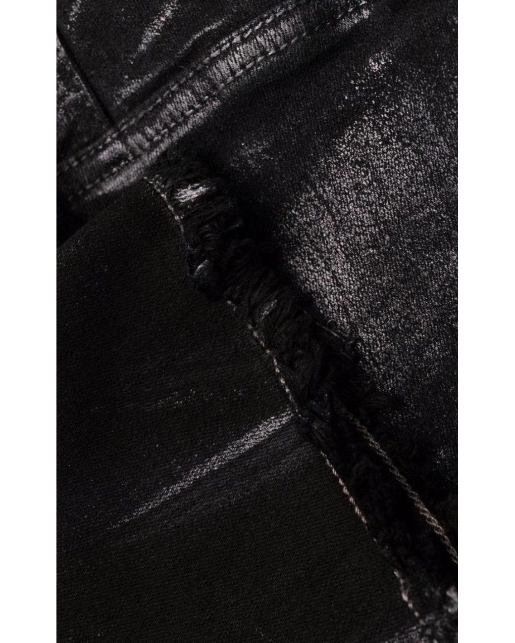 Rick Owens Black Open-back Mini Cotton Dress