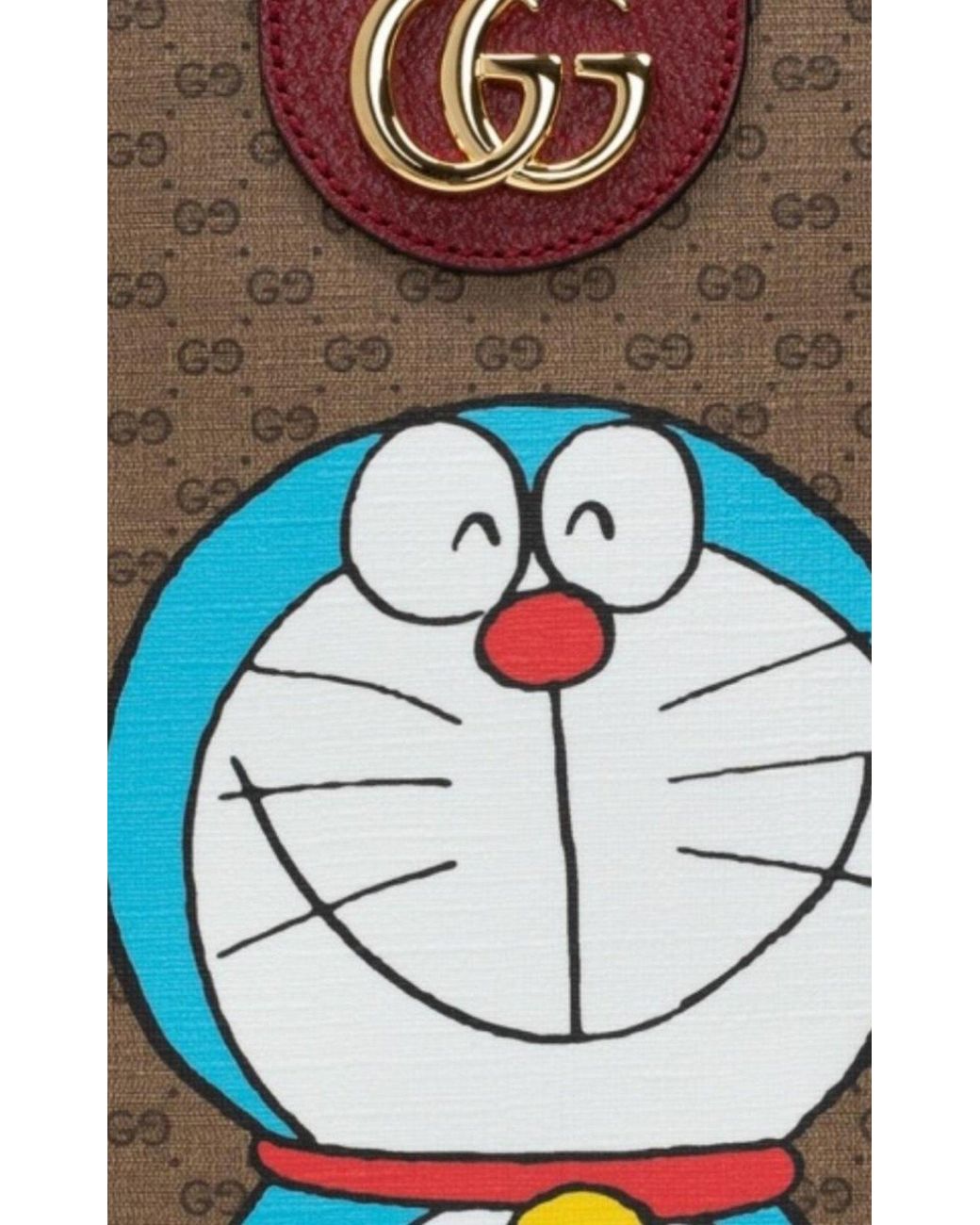 Gucci Pink Natural Doraemon X Small Backpack