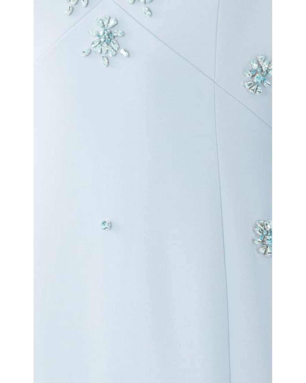 Huishan Zhang Blue Aurore Crystal-embellished Midi Dress
