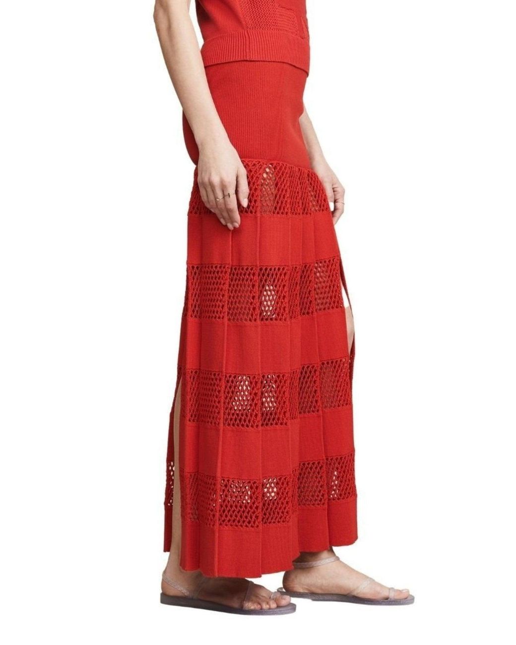 Sonia Rykiel Textured Stripe Skirt
