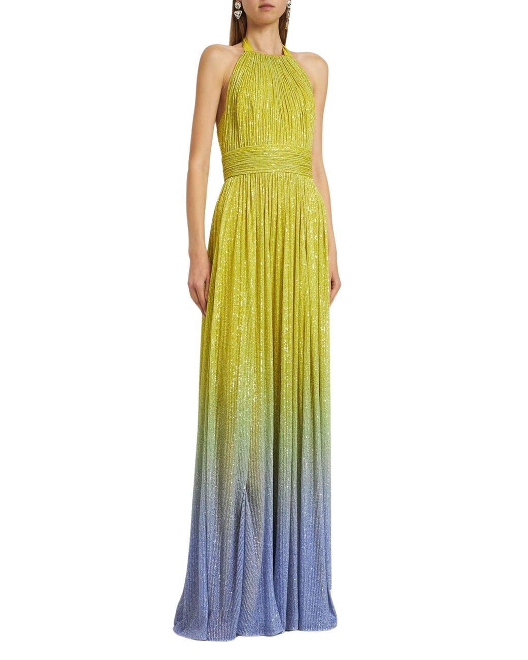 Ombre chiffon gown sale