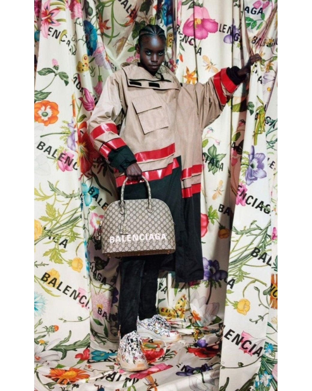 Gucci Orange X Balenciaga The Hacker Technical Cotton Twill Parka