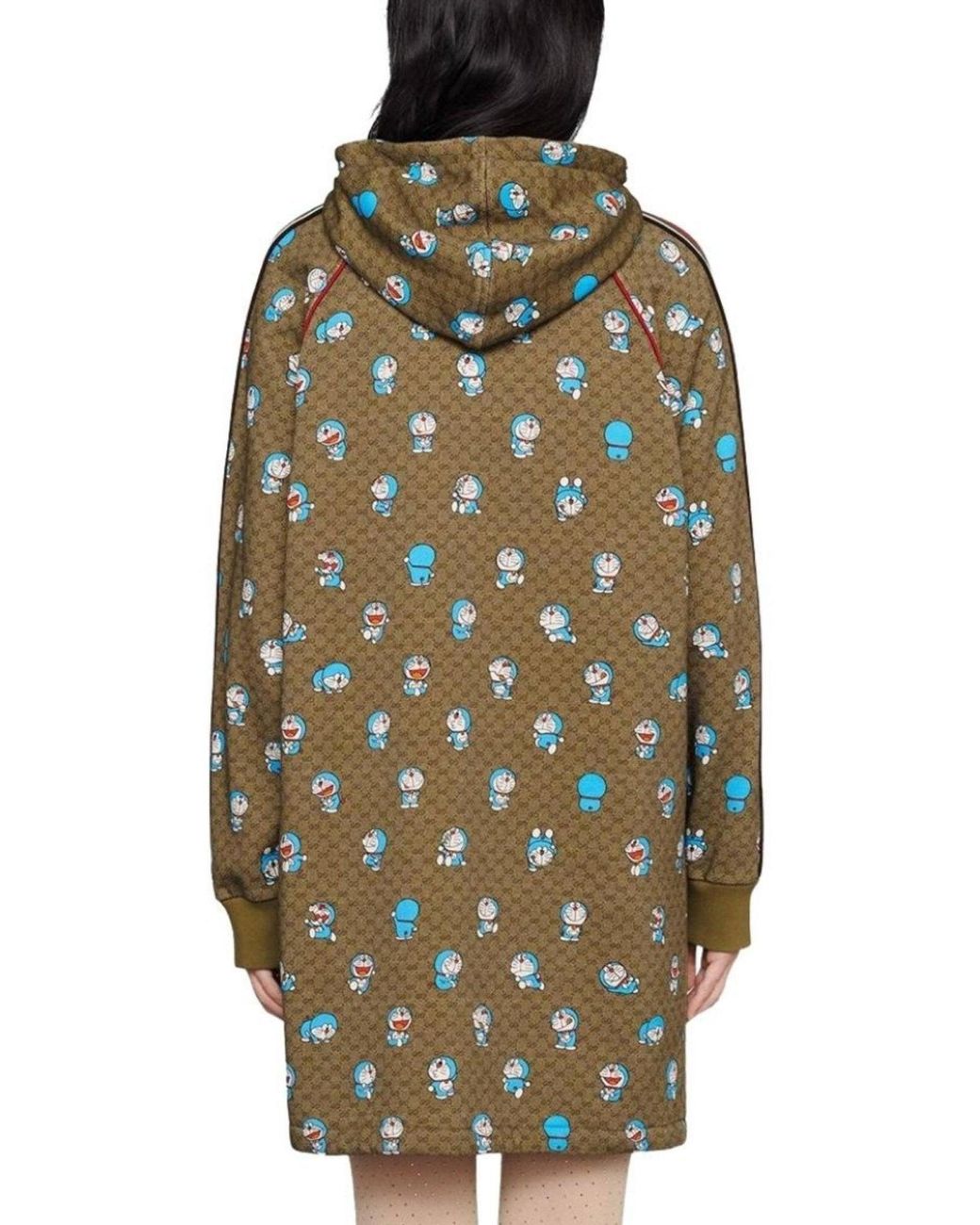 Gucci Green X Doraemon GG Supreme Cotton Dress