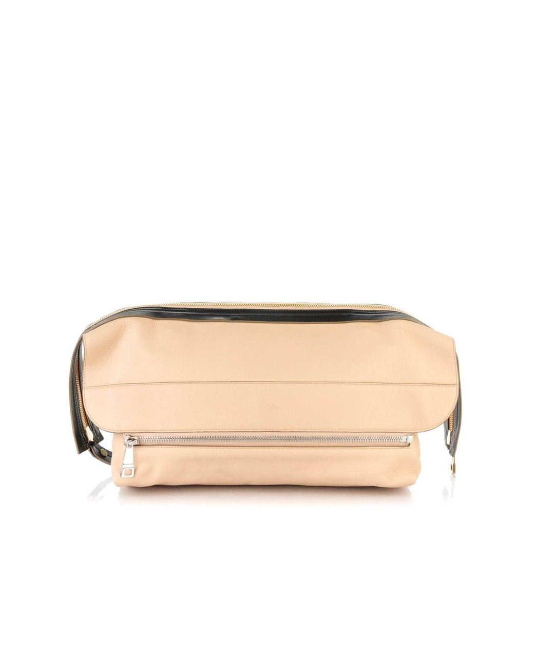 Chloé Natural Dalston Oversized Clutch Bag