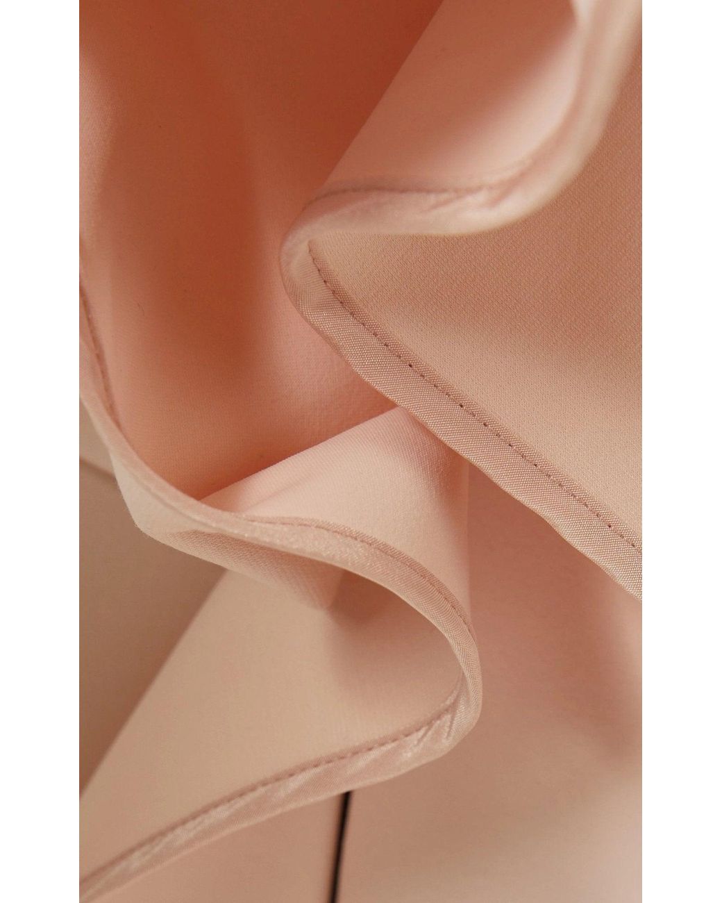 Maticevski White Instrumental One-shoulder Crepe Gown