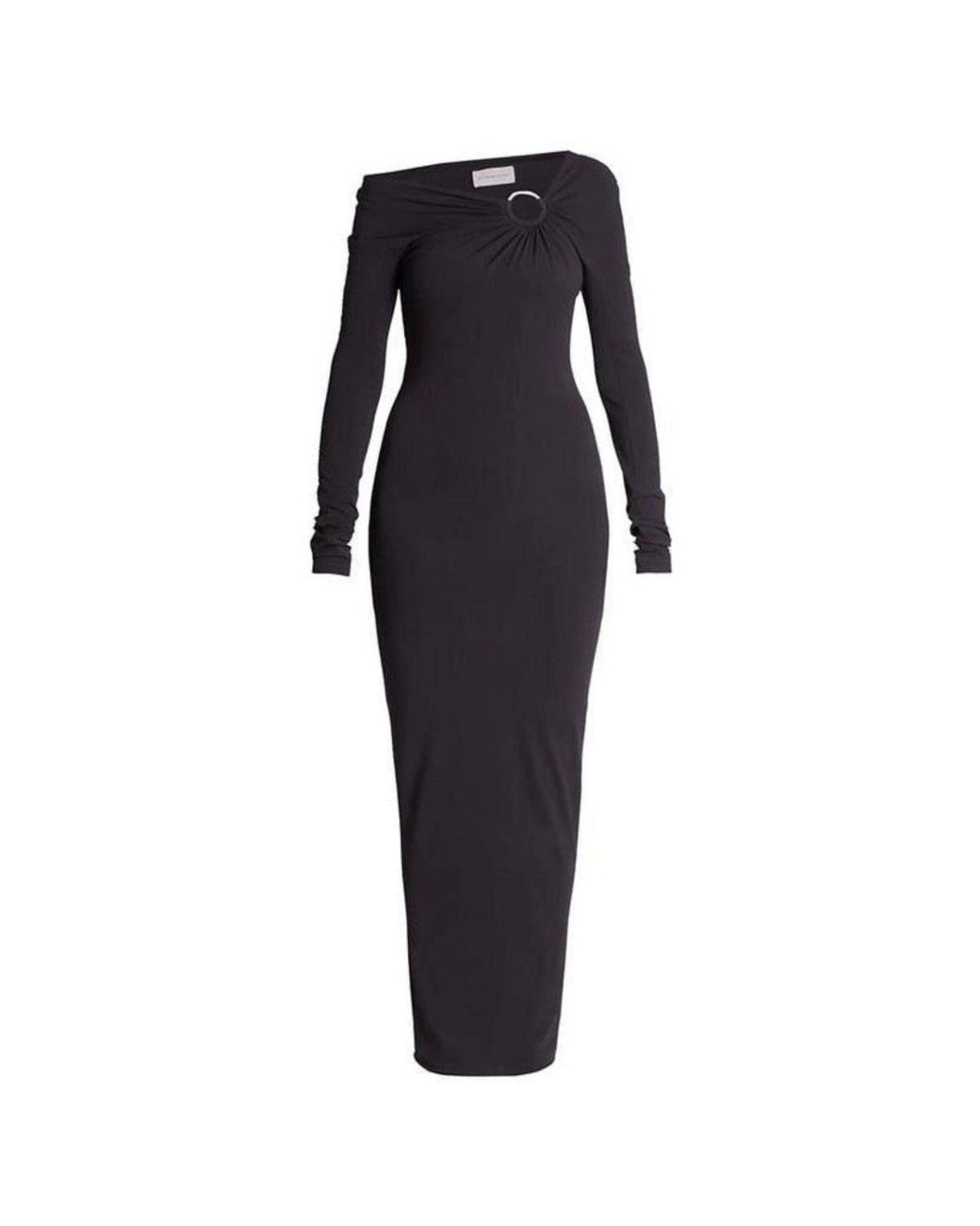 Alexandre Vauthier Blue Embellished Jersey Off-the-shoulder Dress