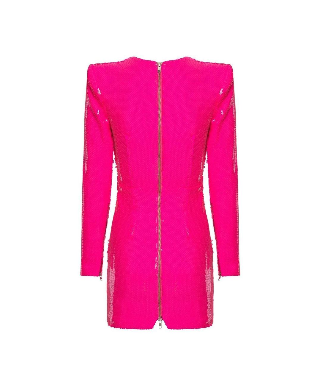 Alex Perry Pink Jade Sequin-embellished Structured Mini Dress