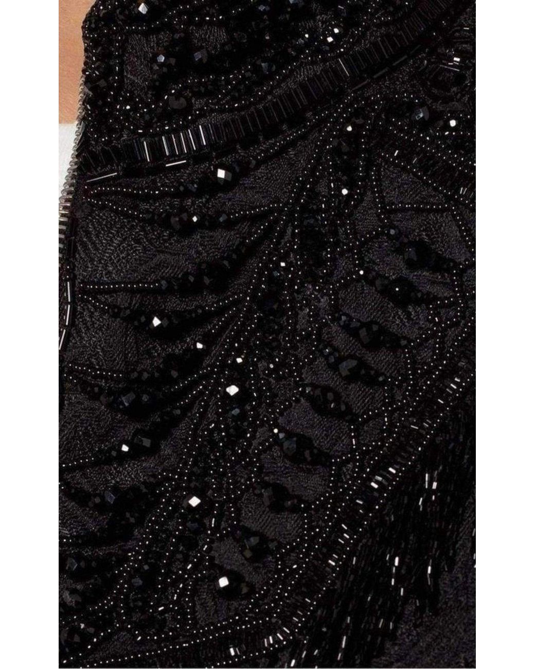 Dries Van Noten Black Viard Beaded Collar Bomber Jacket