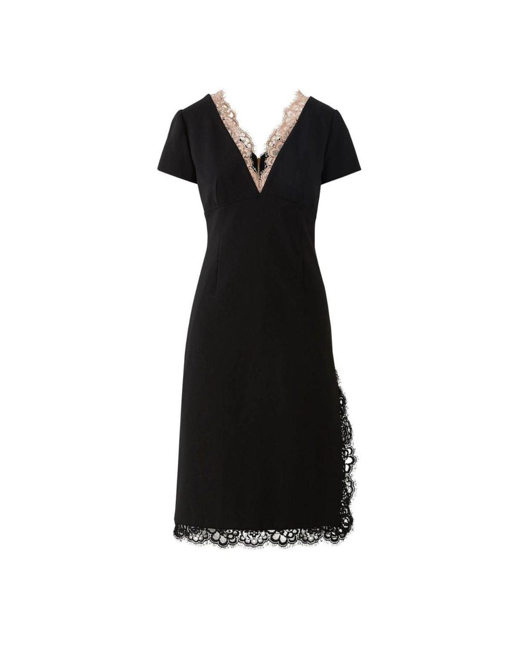 Gucci Black Lace Midi Dress