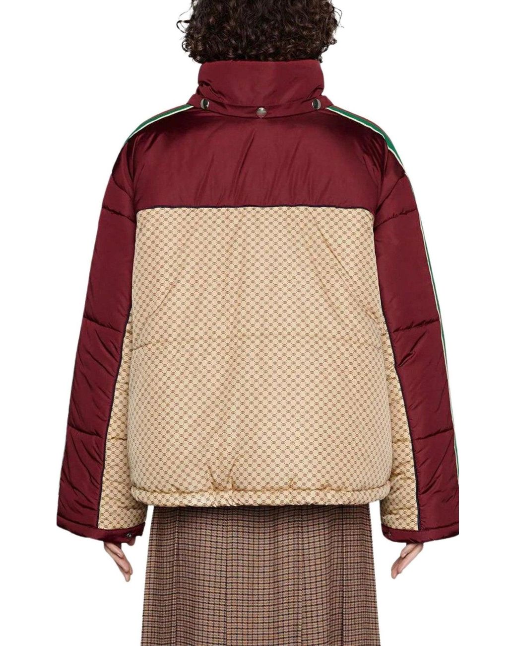 Gucci Red Down-feather Reversible Coat