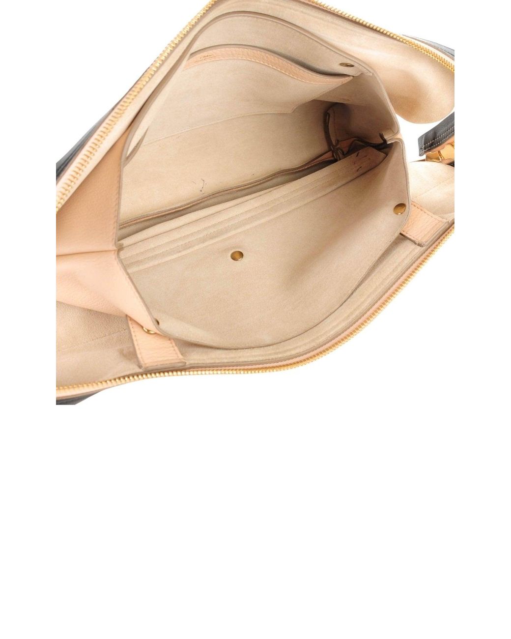Chloé Natural Dalston Oversized Clutch Bag