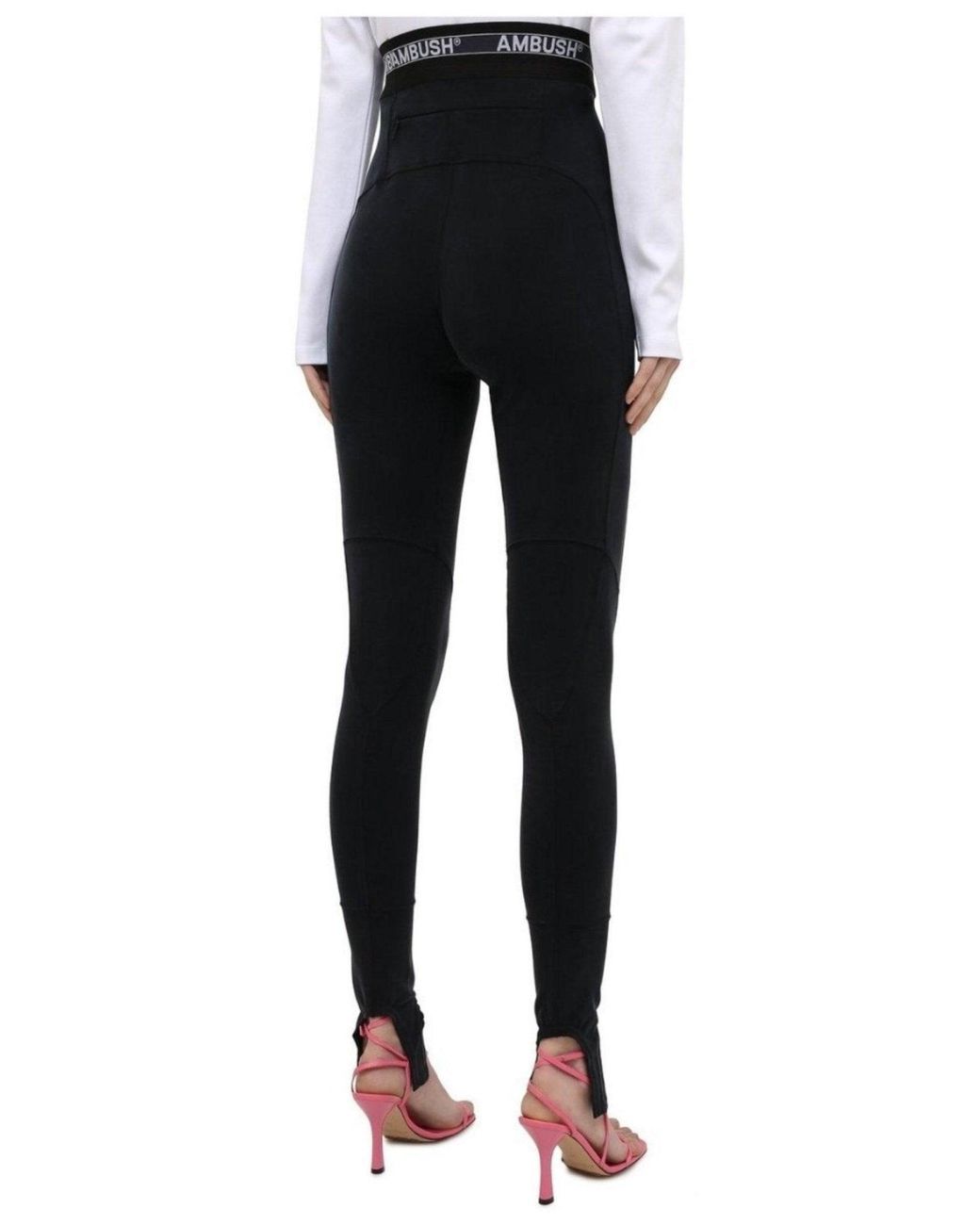 Ambush Black Logo Waistband Leggings