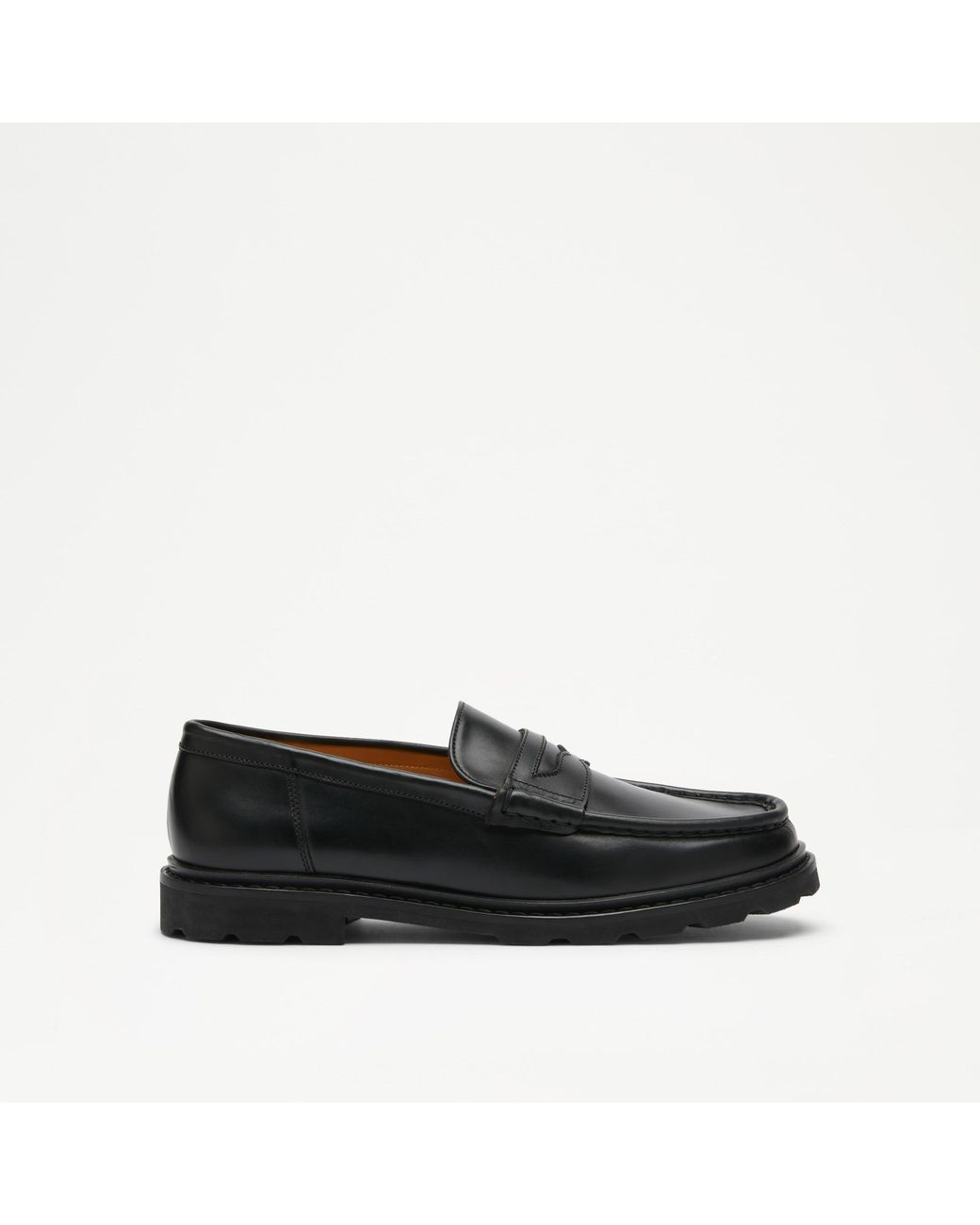 Russell Bromley Ronan Cleated Saddle Loafer in Black for Men Lyst UK