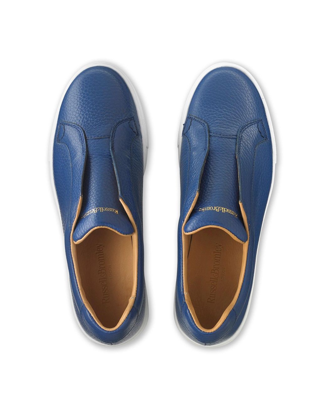 Russell & Bromley Park Up Laceless Sneaker in Blue | Lyst UK