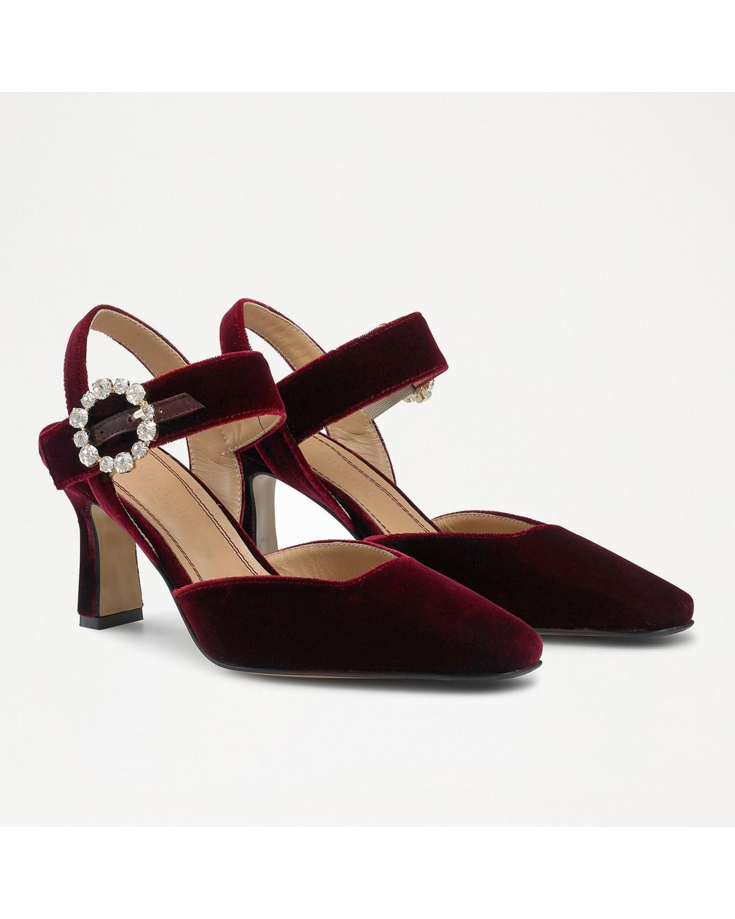 Red russell store shoes