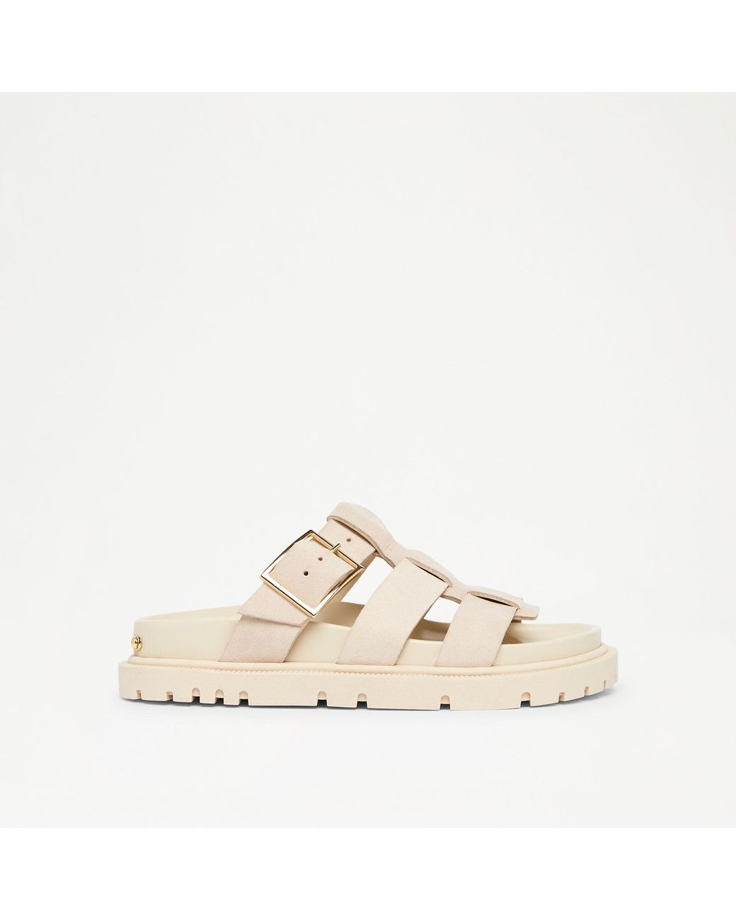Russell Bromley Memphis Fisherman Mule Footbed Sandal in Natural Lyst UK