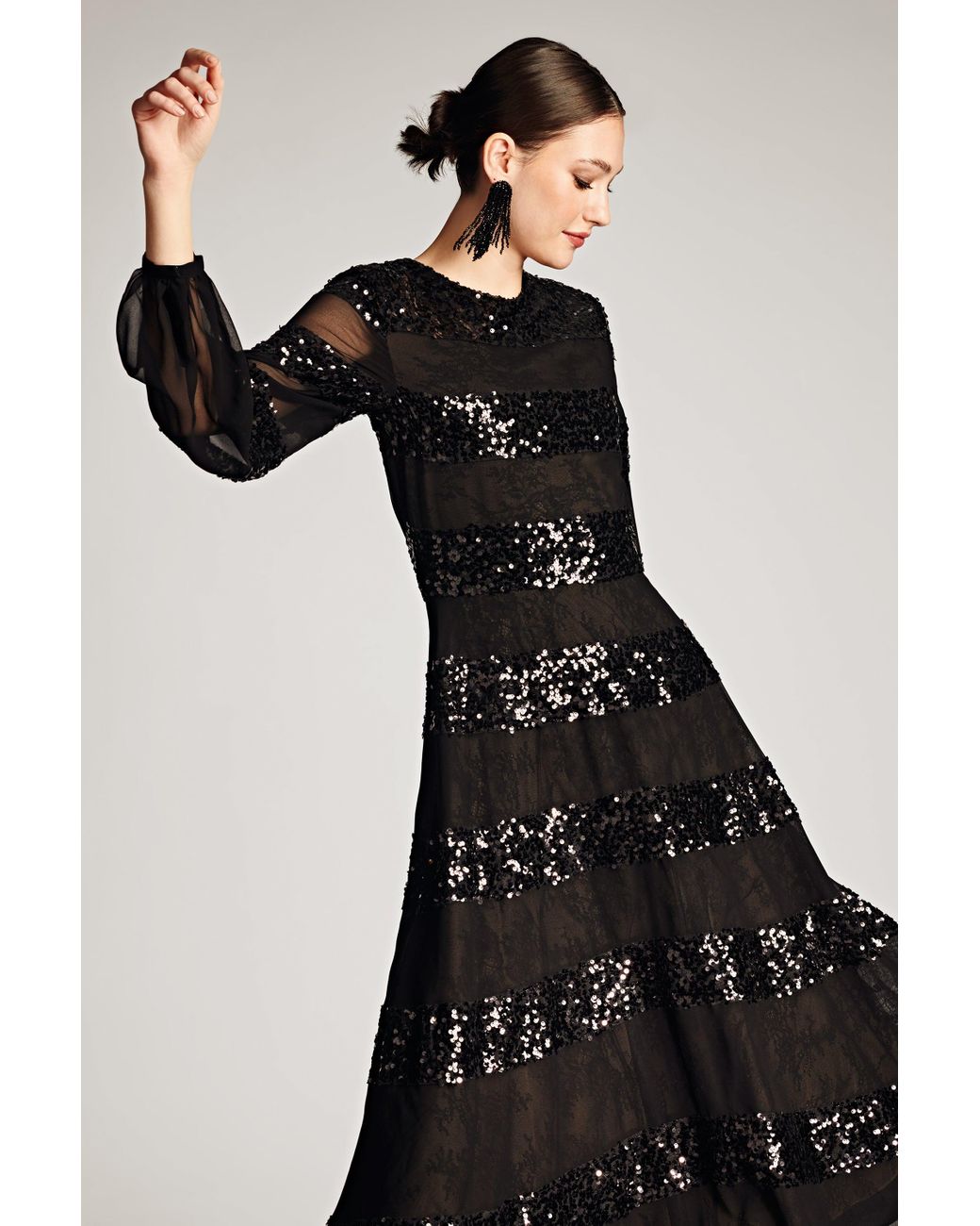 Sachin & Babi Brenda Gown in Black | Lyst