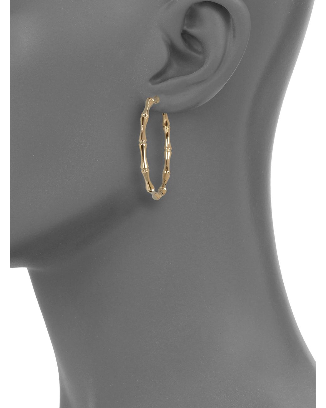 Gucci gold bamboo earrings Clearance