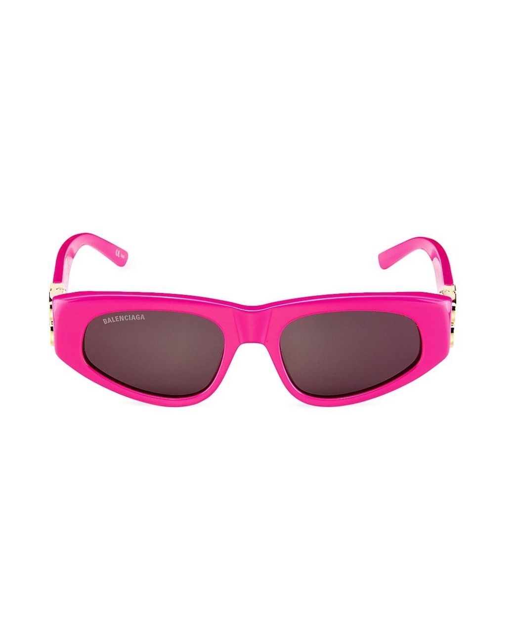 Balenciaga Dynasty 53mm Cat Eye Sunglasses in Pink | Lyst