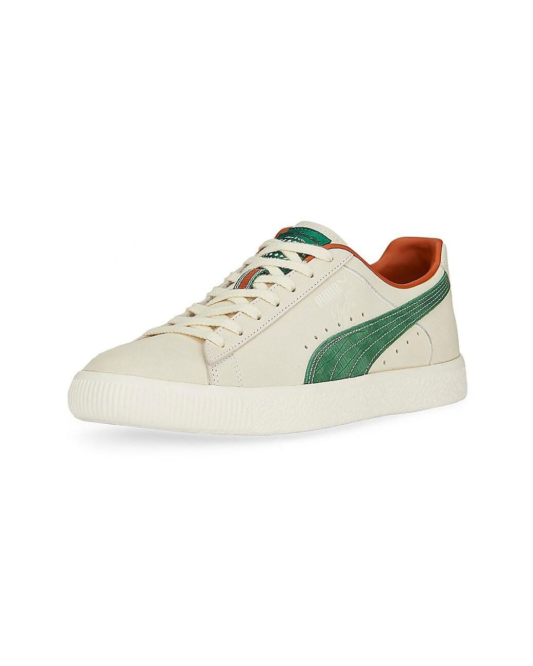 PUMA Clyde Fg Leather & Suede Sneakers for Men | Lyst
