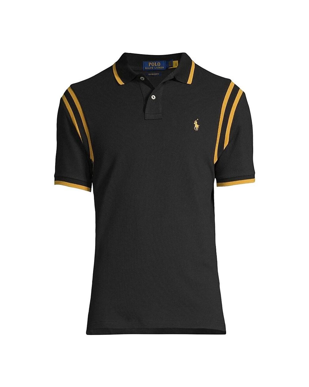 Polo Ralph Lauren Tiger Short-sleeve Polo in Black for Men | Lyst