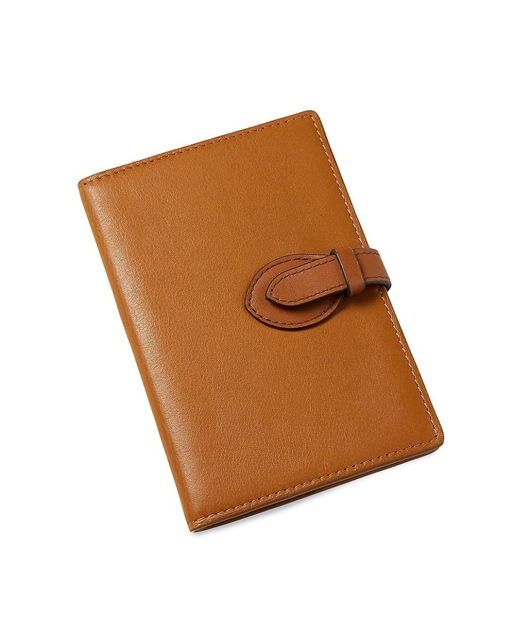 Ralph Lauren Toledo Leather Passport Holder in Brown Lyst