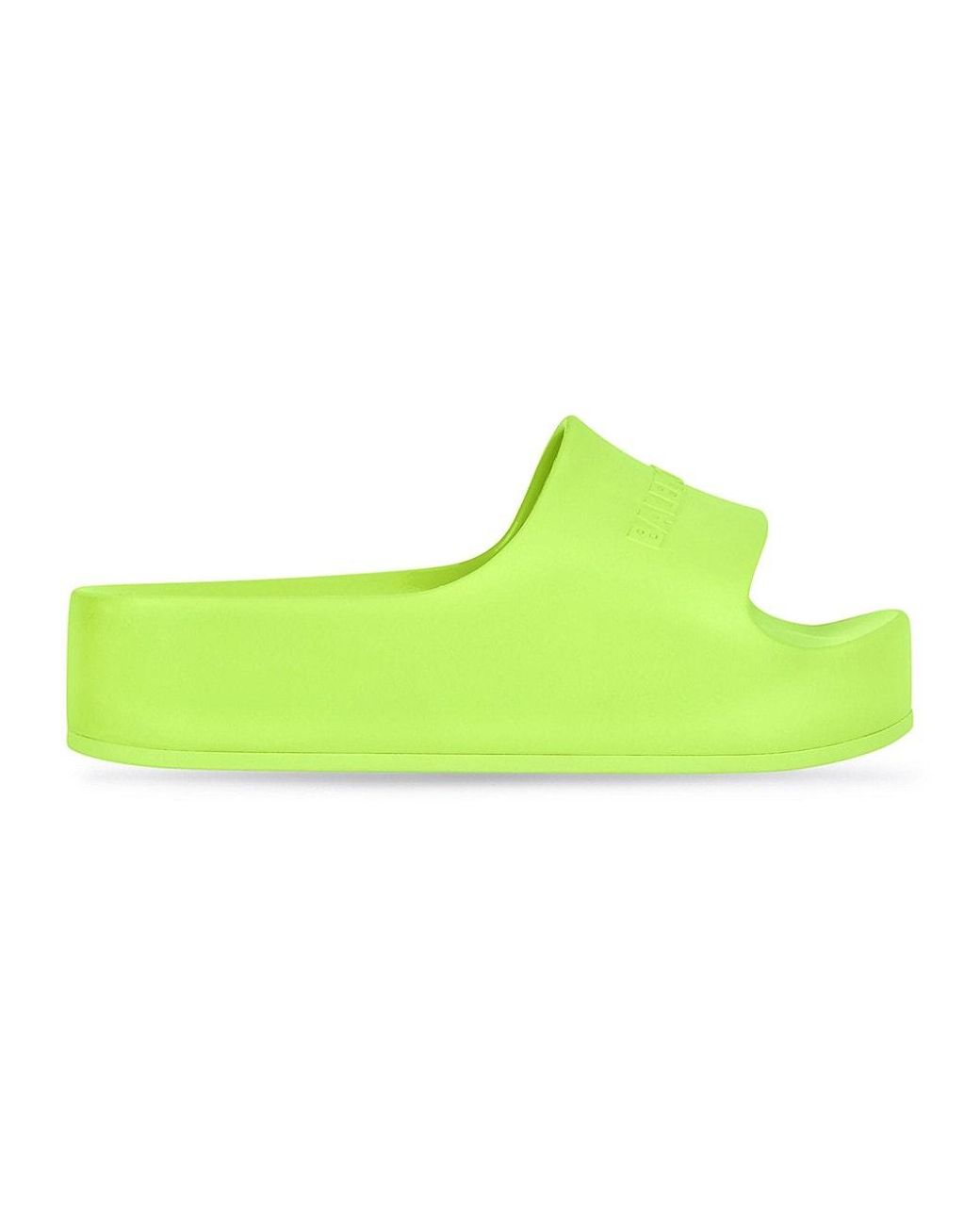 lime green balenciaga sandals