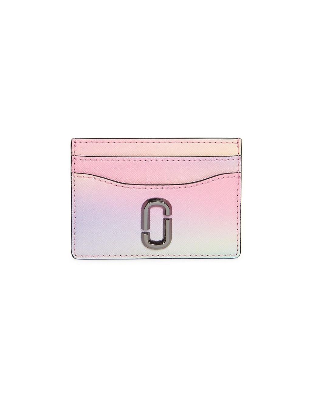Marc Jacobs The Leather Snapshot Card Case in Pink | Lyst