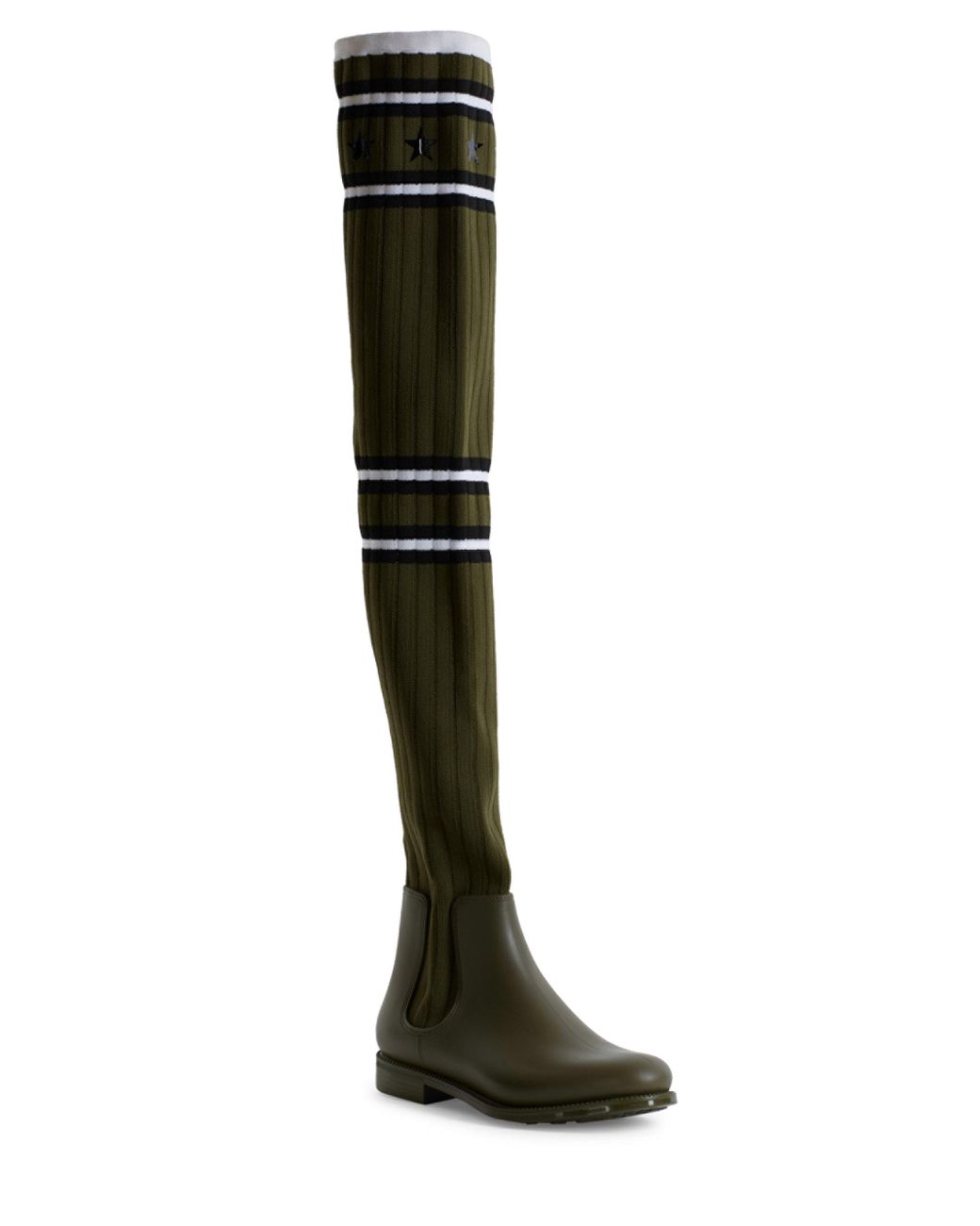 Givenchy Thigh High Sock Rainboots in Black | Lyst