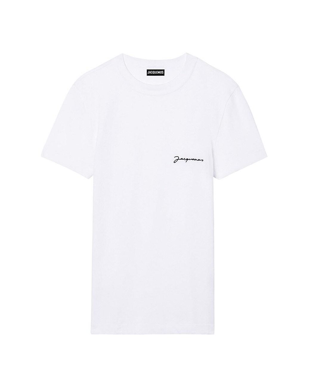 Jacquemus Cotton Le Splash Signature Logo T-shirt in White | Lyst