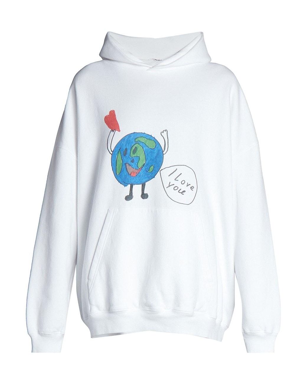 balenciaga graphic hoodie