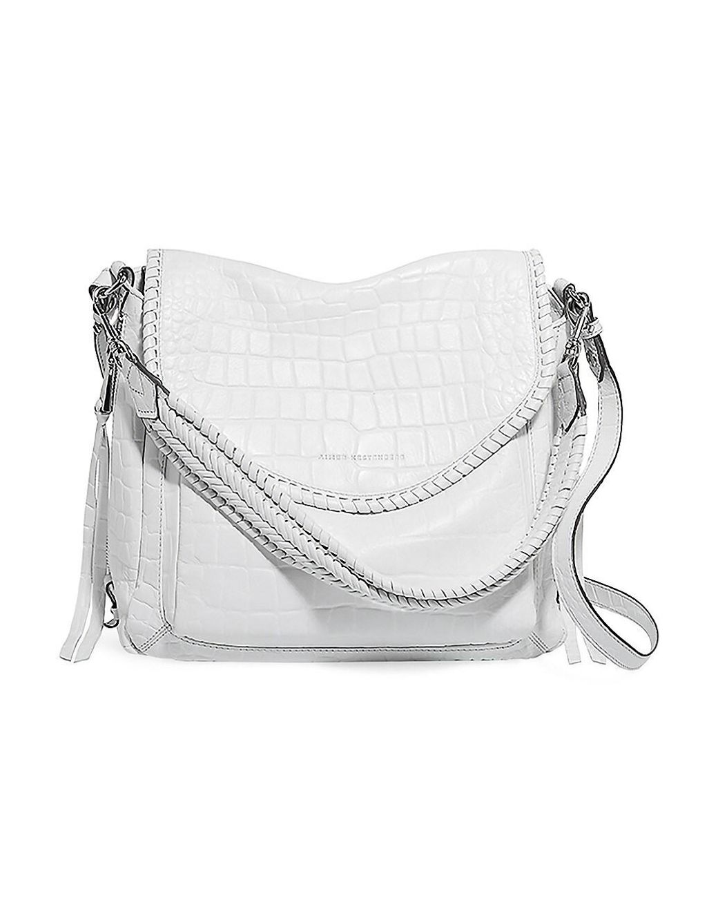 Aimee Kestenberg All For Love Leather Convertible Shoulder Bag in White