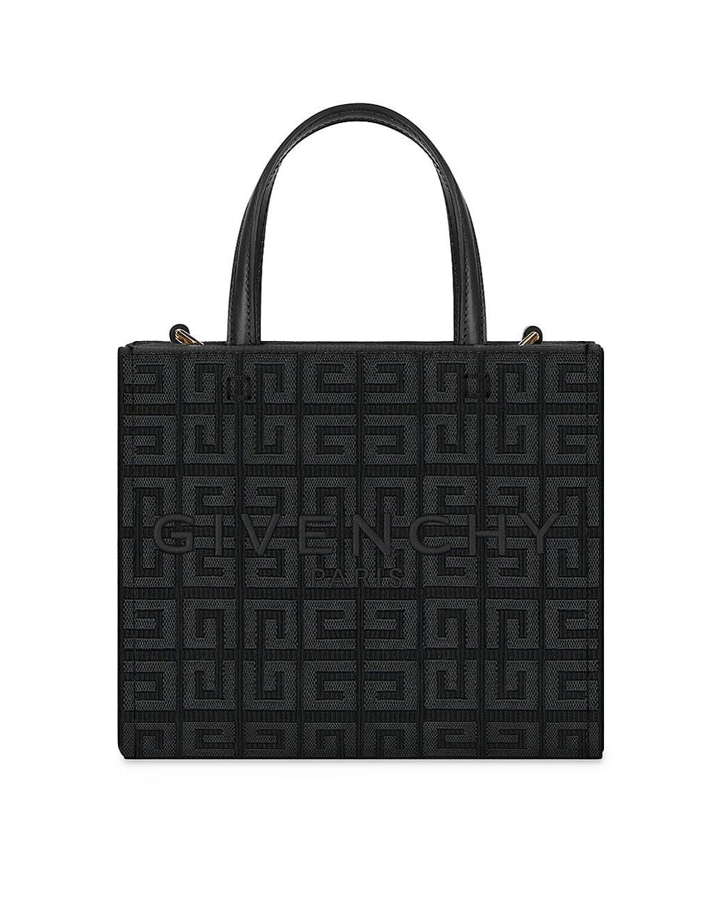 Givenchy Mini G Canvas Tote in Black Lyst