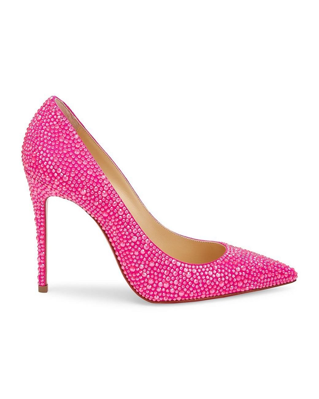 Christian Louboutin Clare Strass in Pink - Lyst