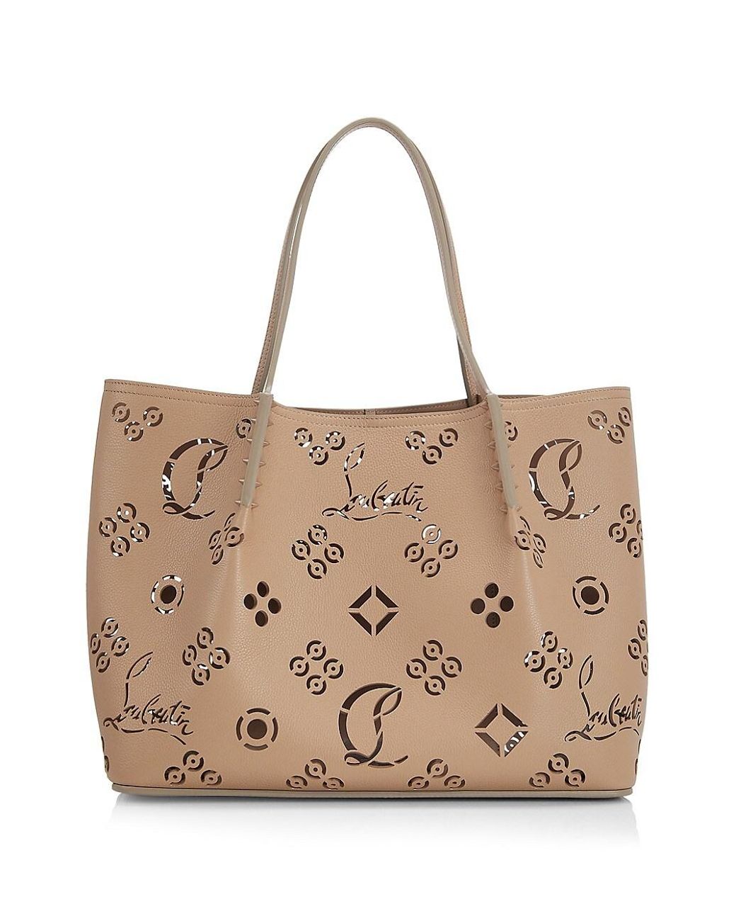 Christian Louboutin Large Lasercut Cabarock Loubinthesky Tote at