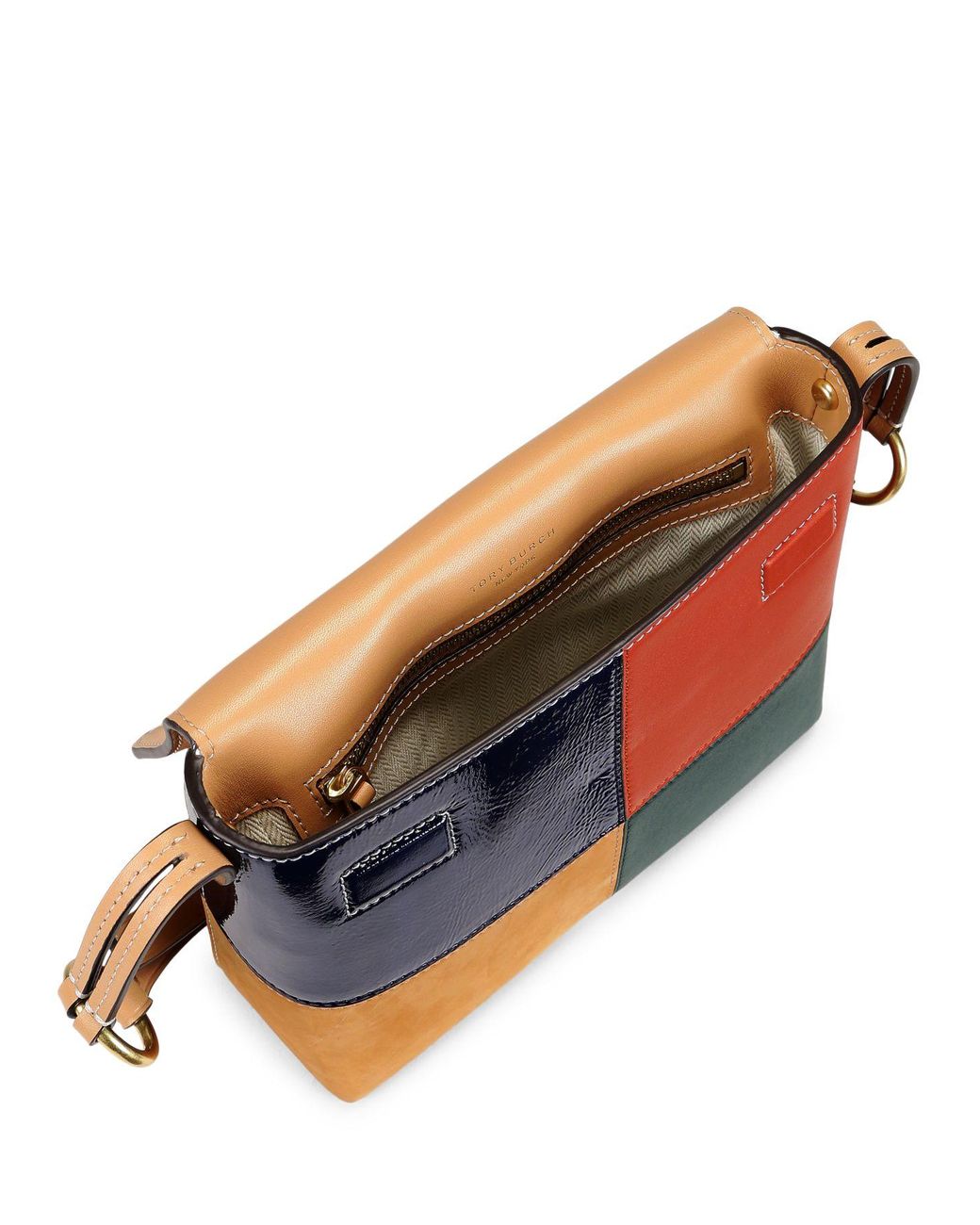 Tory Burch Leather Miller Color Block 