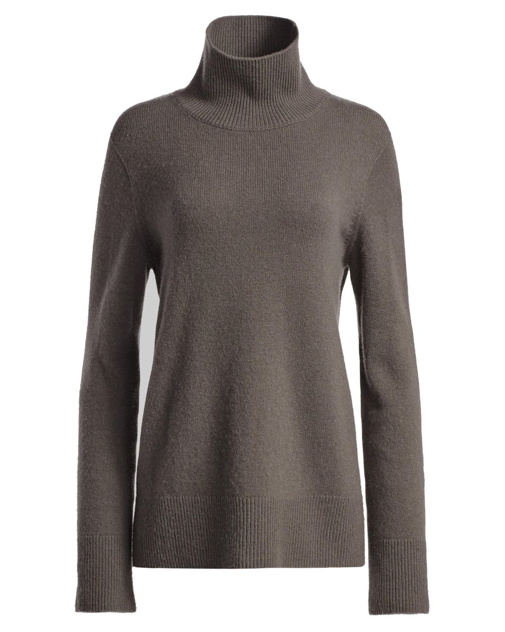The Row Milina Wool & Cashmere Knit Turtleneck Sweater in Gray - Lyst